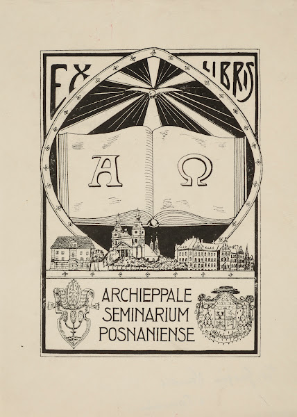 Bookplate Of The Archdiocesan IIbrary Of The Seminary In Poznań 1925