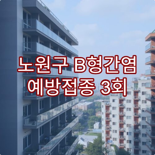 노원구 B형간염 예방접종 3회 코스 비용 일정 안내 병원