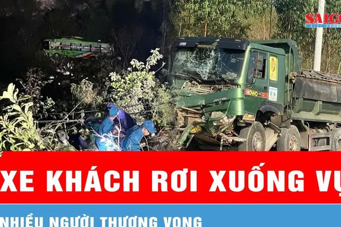 Gia Lai: Xe khách chở 12 người rơi xuống vực, nhiều người thương vong - Báo Sài Gòn Giải Phóng