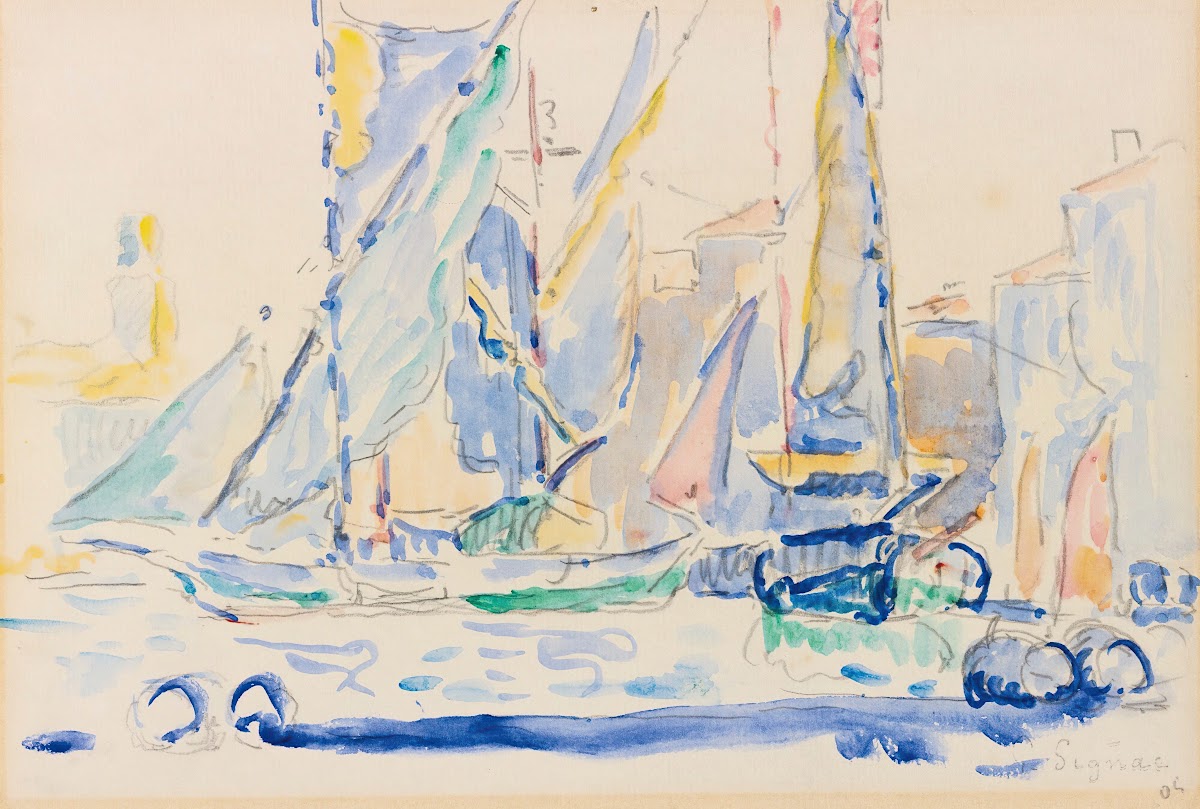 St Tropez Tartanes Au Port 1905