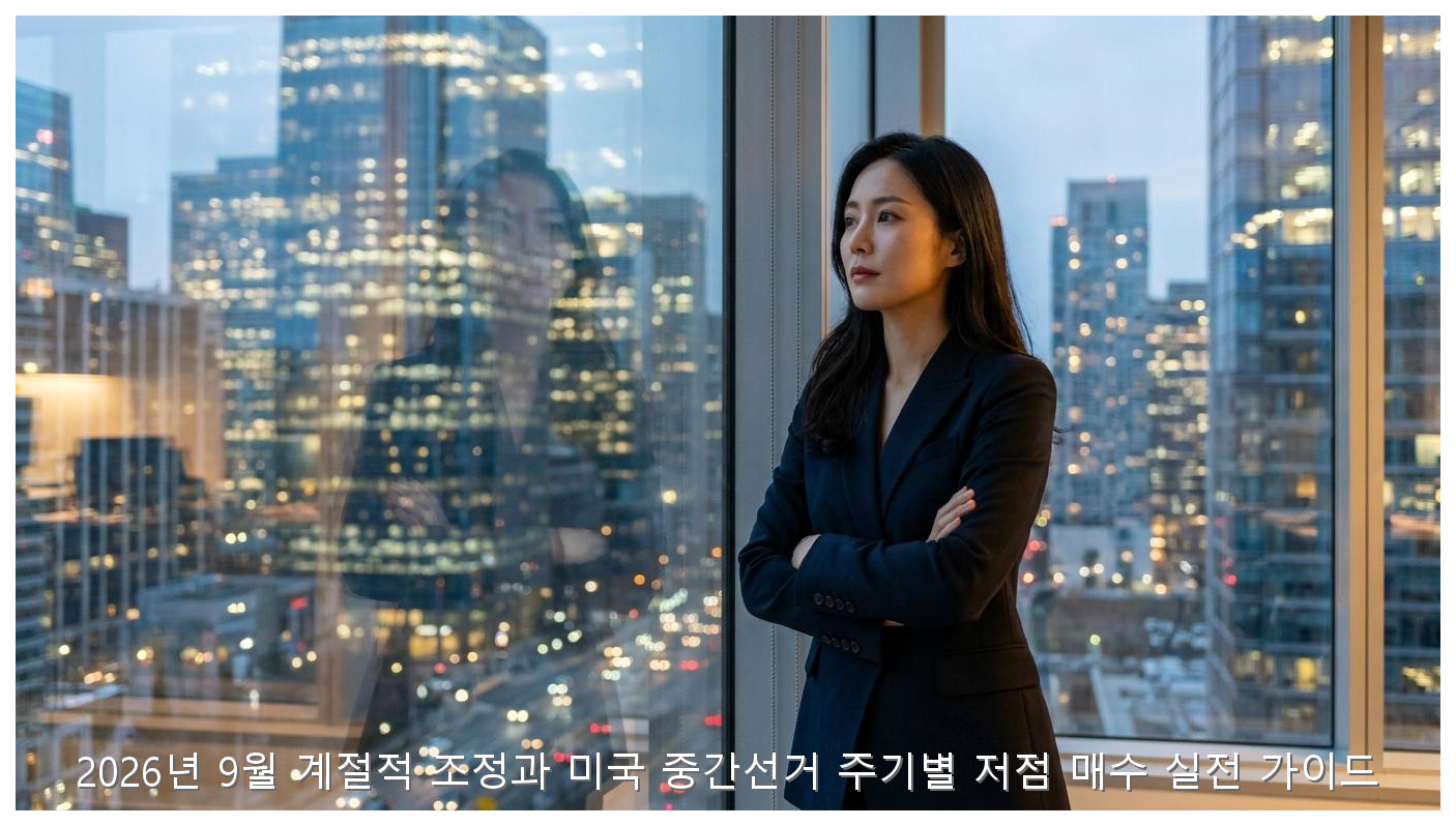 2026년 9월 계절적 조정과 미국 중간선거 주기별 저점 매수 실전 가이드 핵심 안내 및 분석 인포그래픽 (3)