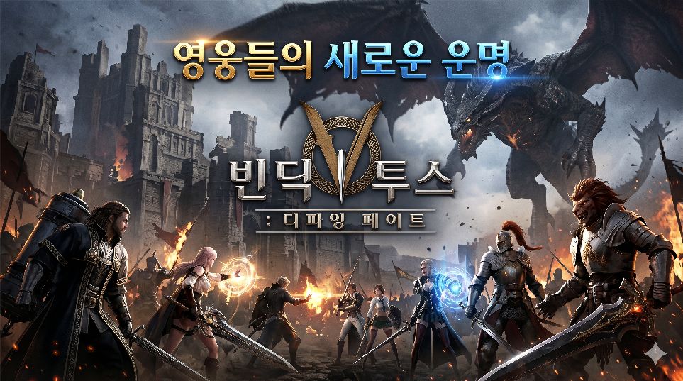 영웅들의 새로운 운명 공식 아트워크