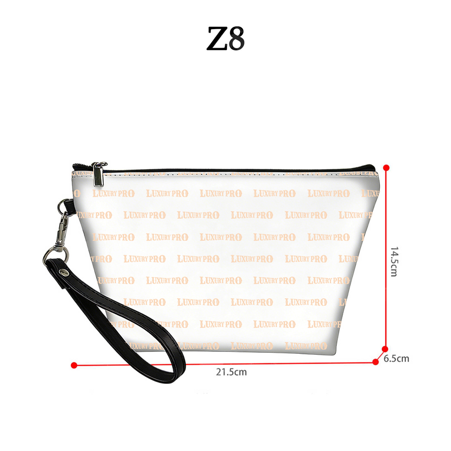 Women's Flat-Top Cosmetic Bag