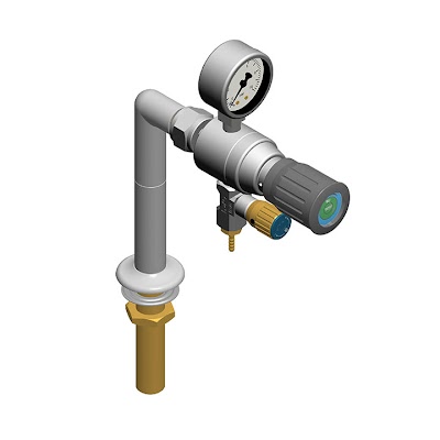 Pressure Regulator Bench Mounted - Bench-Mounted Gas Taps by Southern CGS