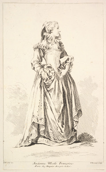 Ancienne Mode Françoise plate 4 18th century