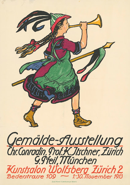 GemäLde Ausstellung Conradin Itschner Pfeil Kunstsalon Wolfsberg ZüRich 1913 191