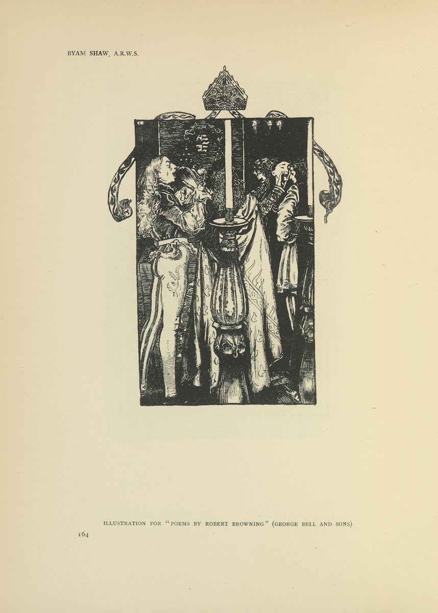 Illustration for Poems by Robert Browning 1914