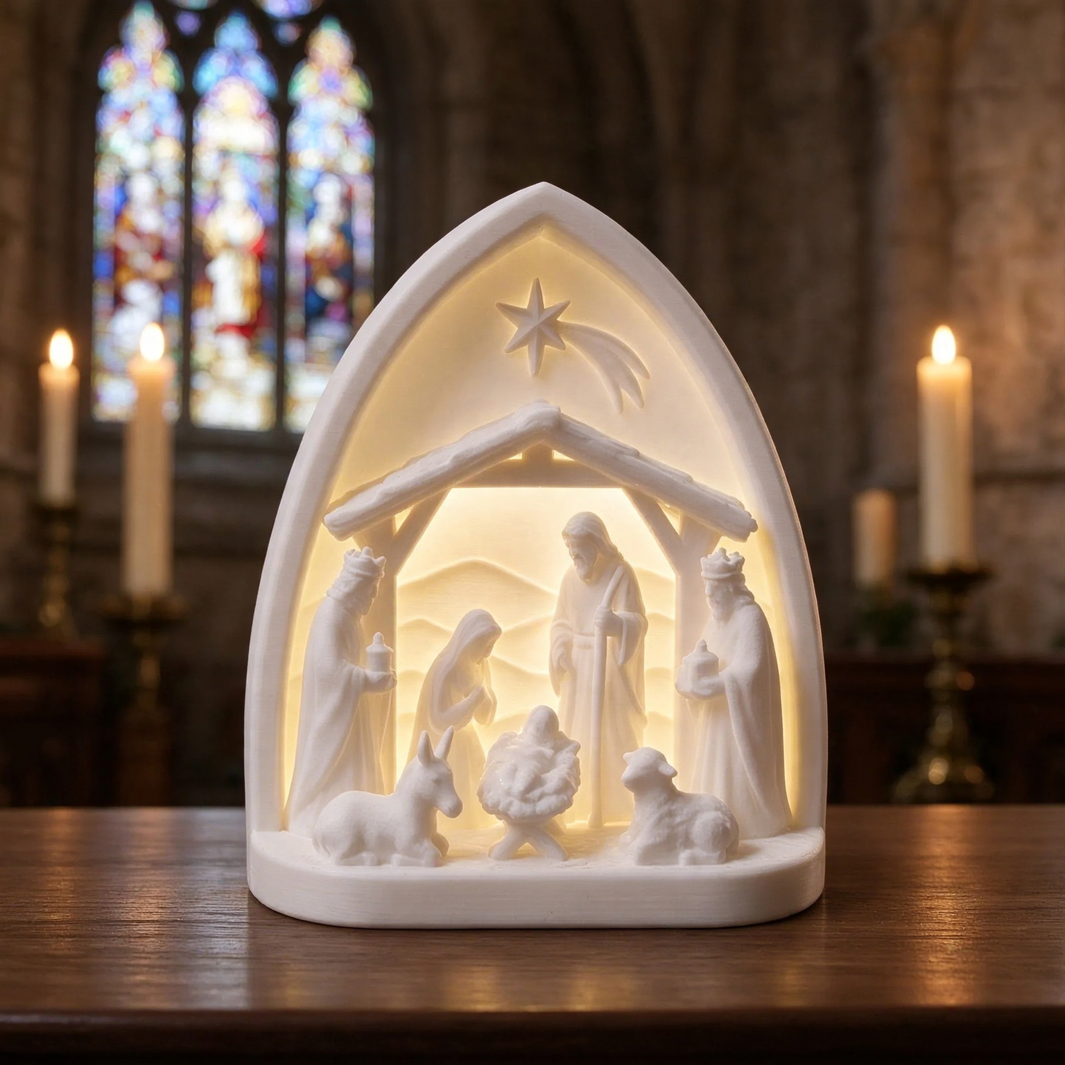 Nativity decoration set, 3D print