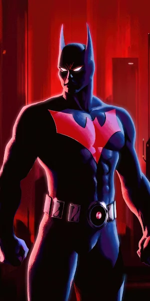 Batman Beyond, Gotham, Terry McGinnis, Red Cityscape 4K Wallpaper Background