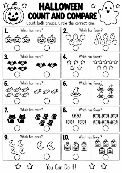Halloween Count and Compare