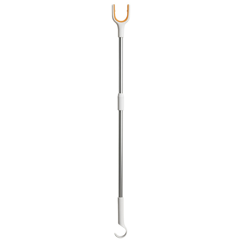 Telescopic laundry support with adjustable length