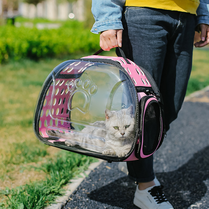 Transportrucksack für Hunde und Katzen, Leinwand