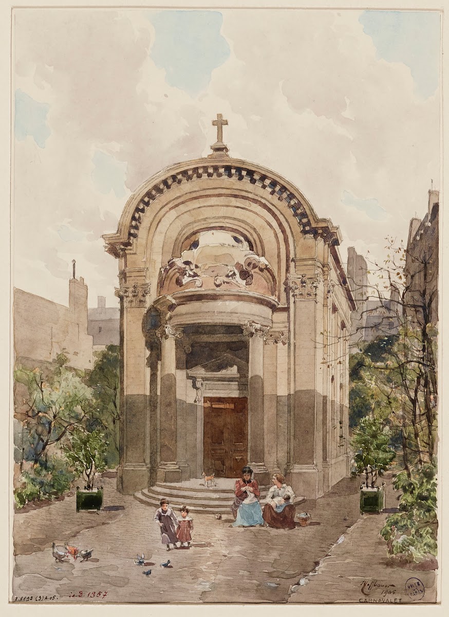 Chapelle de lancien collège des Lombards 15 rue des Carmes 5ème arrondissement 1