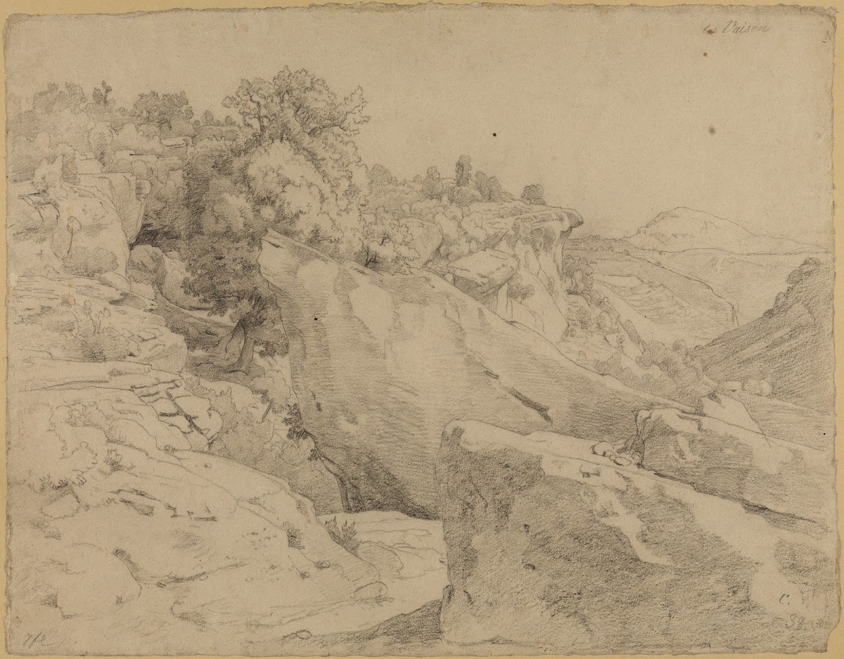 Felsenterrain bei Vaison la Romaine 1851