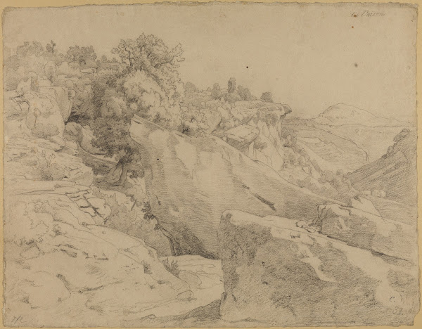 Felsenterrain bei Vaison la Romaine 1851