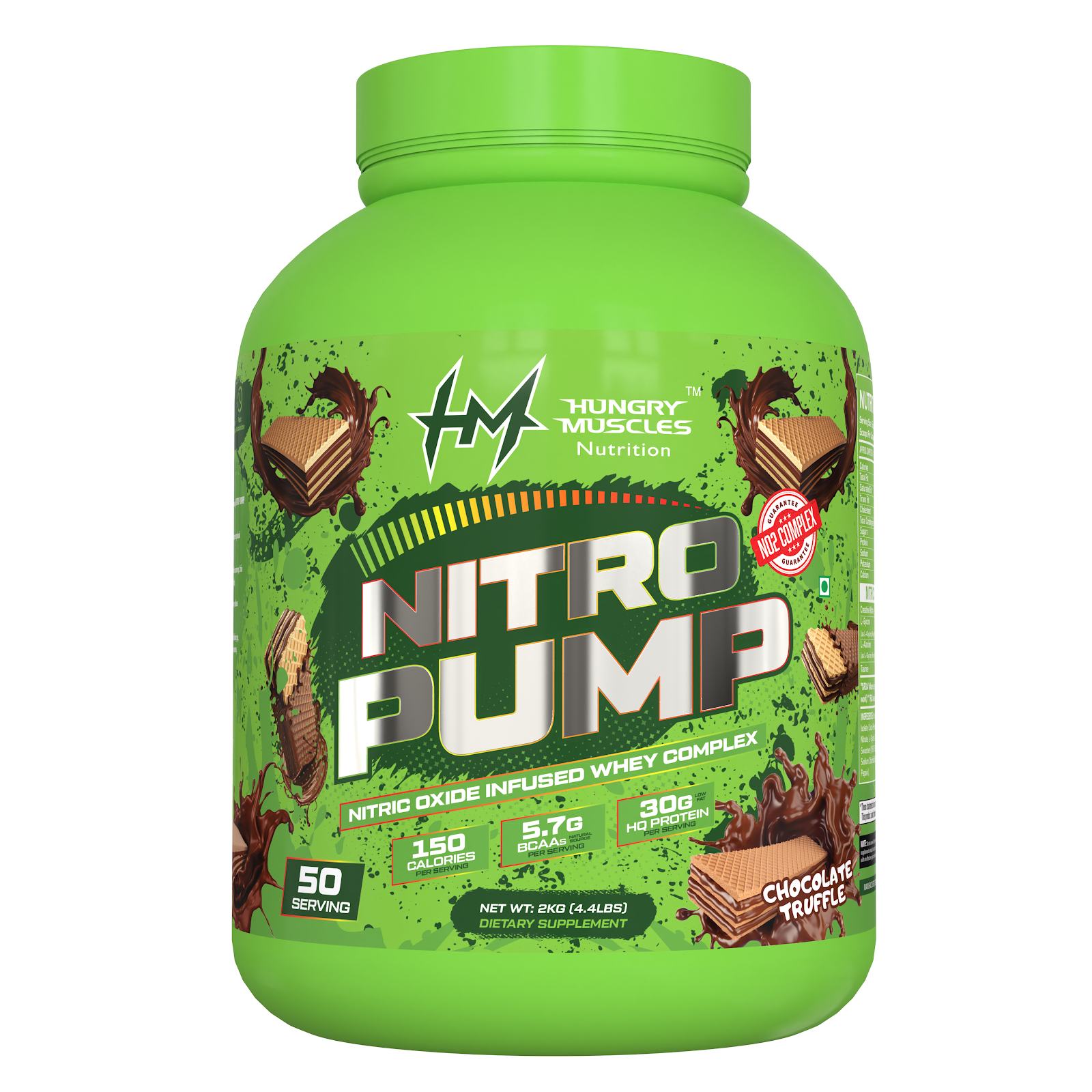 Hungry Muscles Nitro Pump — Chocolate Truffle, 2 KG