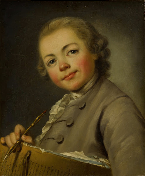 Portrait of a youth said to be Louis Berthier Bizy