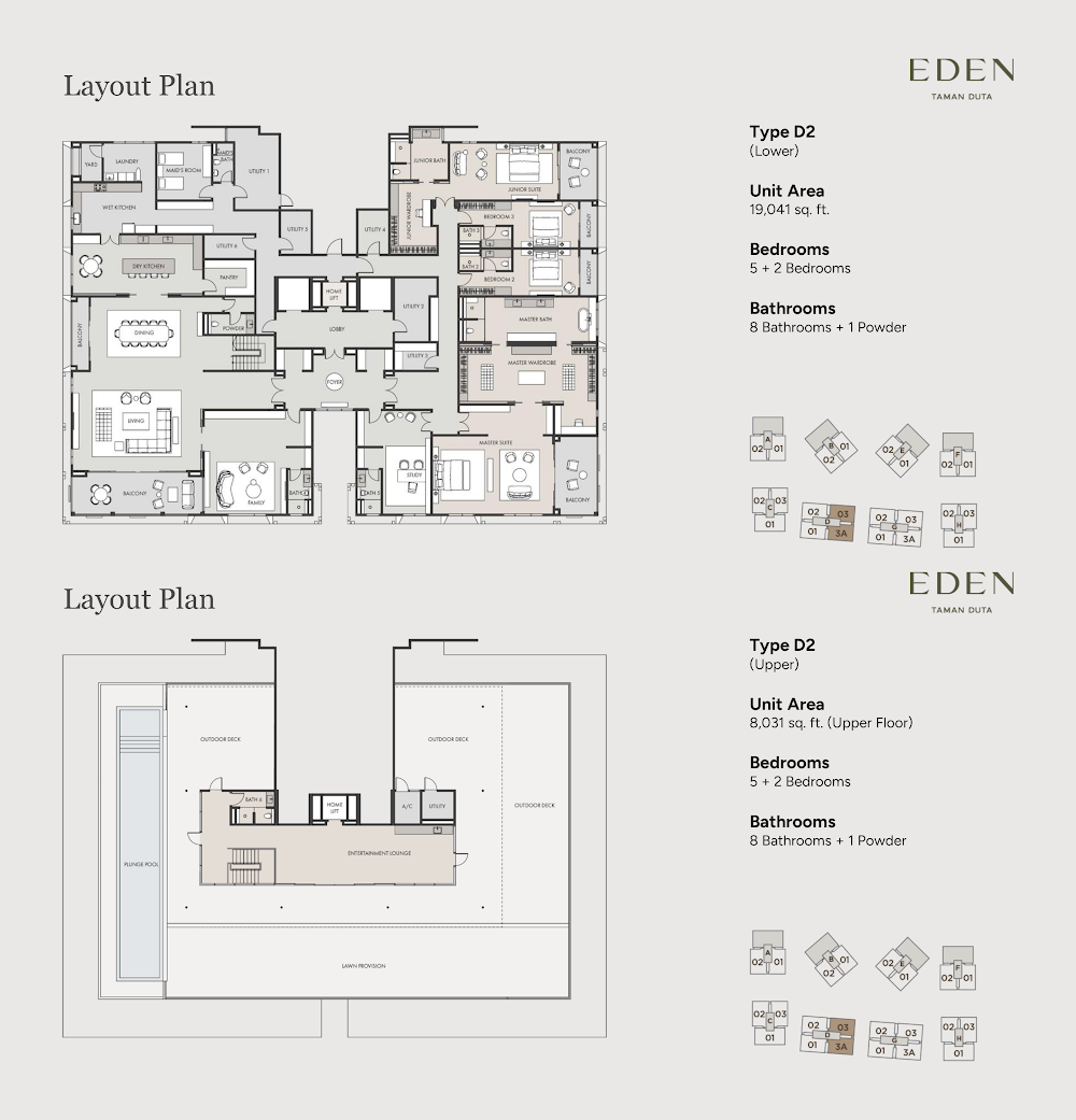 EDEN Taman Duta floor plan