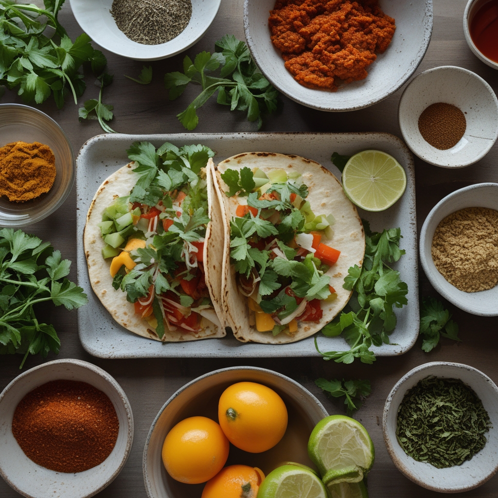 Ingredients for Tasty Baked Breakfast Tacos Recipe – Easy, Flavorful Morning Meal