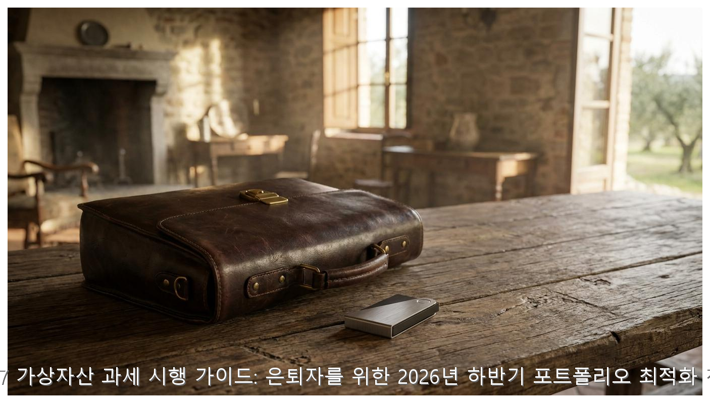 2027 가상자산 과세 대비 2026 은퇴 자산 전략 핵심 안내 및 분석 인포그래픽 (6)