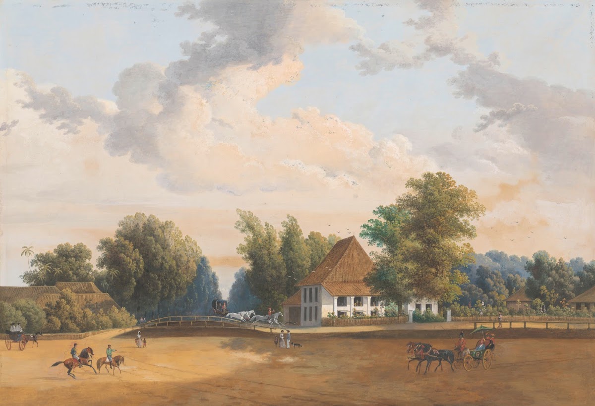 Gezicht te Rijswijk Batavia 1838   1898