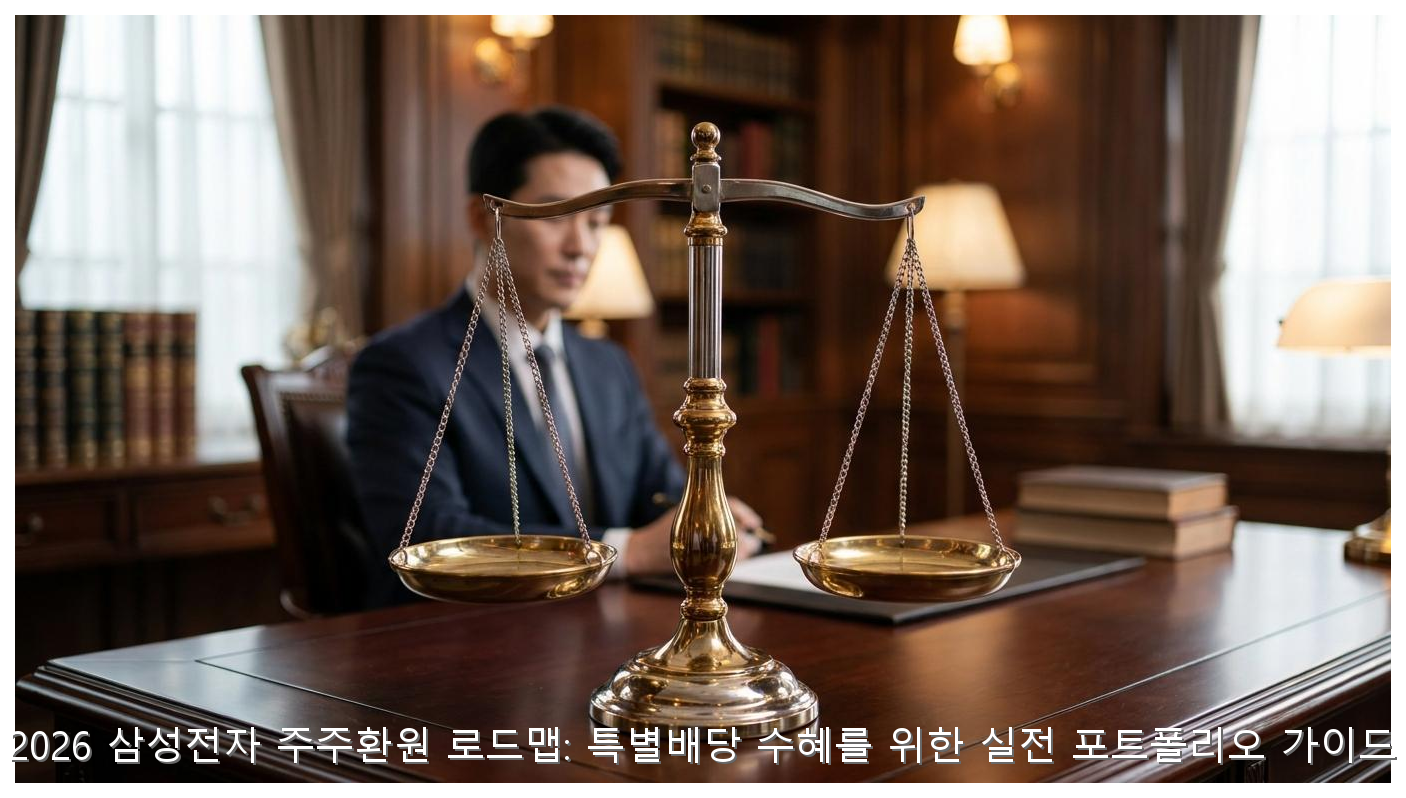 2026 삼성전자 주주환원 로드맵: 특별배당 수혜를 위한 실전 포트폴리오 가이드 핵심 안내 및 분석 인포그래픽 (6)