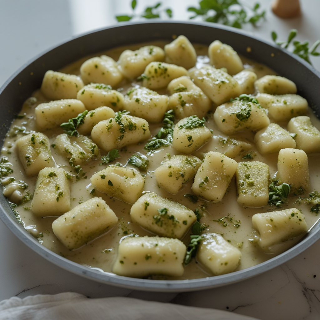 The Best Creamy Vegan Pesto Gnocchi – Easy & Delicious Homemade Meal