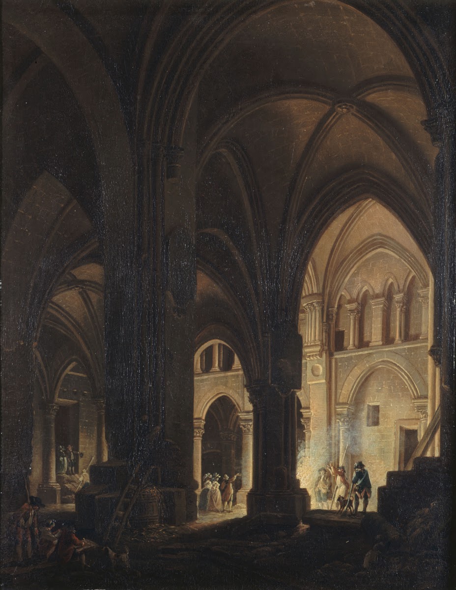 Intérieur de léglise des Saints Innocents 1787