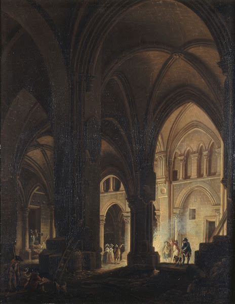Intérieur de léglise des Saints Innocents 1787