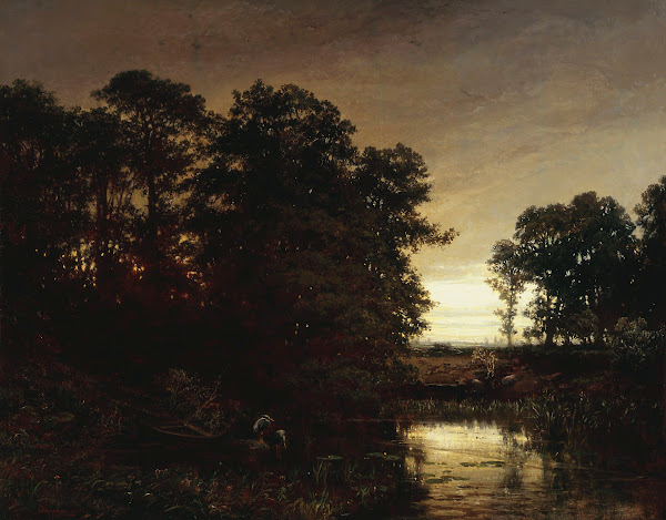 Waterside landscape 1861