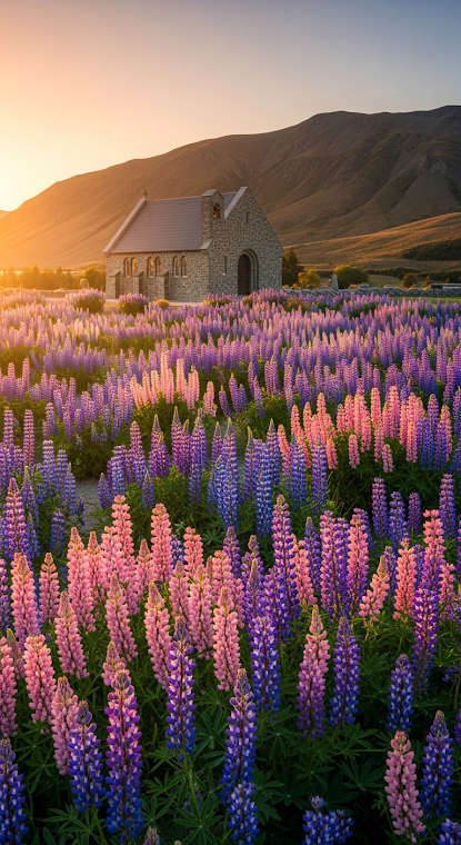 Church of the Good Shepherd Lupines