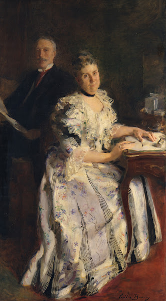 Mr and Mrs Anson Phelps Stokes circa 1898