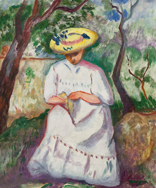 Jeanne Cousant Sous Un ChêNe LièGe Villa DemièRe 1907
