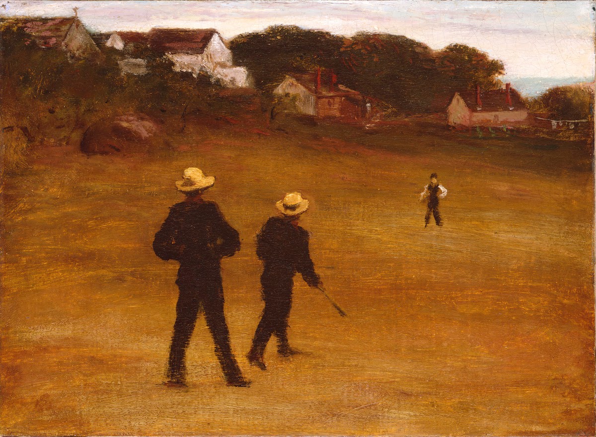 The Ball Players c 1877