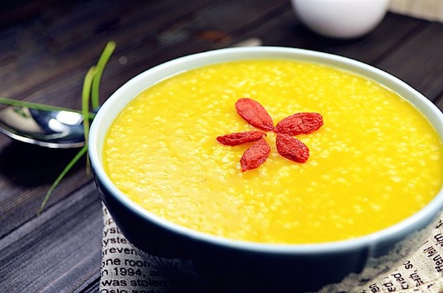 Cháo Bí Đỏ Hạt Kê