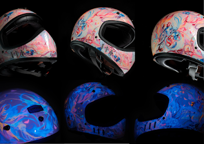 my verdant Reverie in collaboration with trooper custom (hand painted helmet)