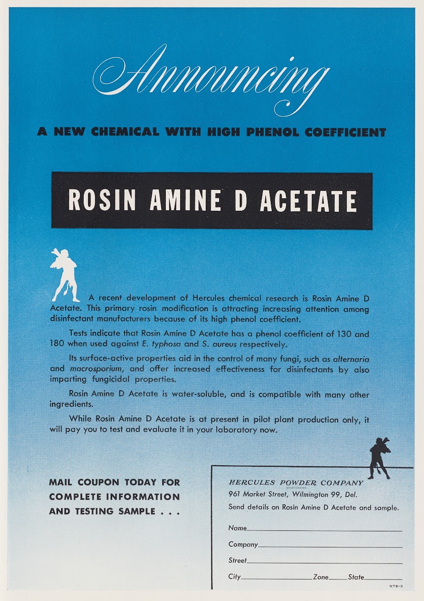 Announcing a New Chemical with High Phenol Coefficient 1948