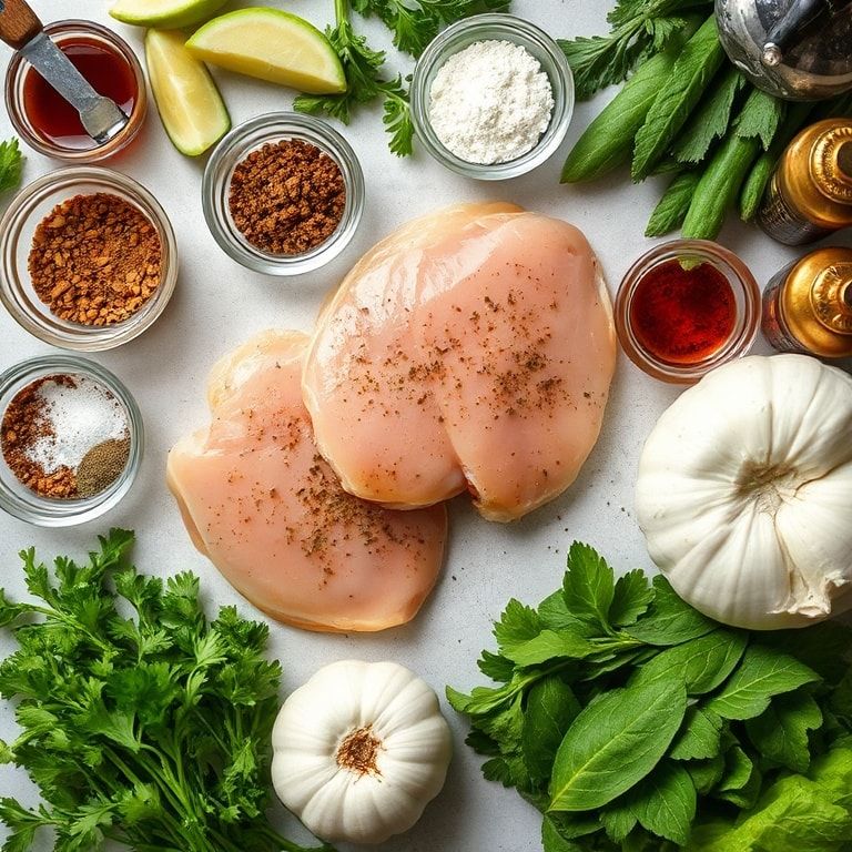 Ingredients for Brown Sugar Garlic Chicken Breasts Easy Dinner – Quick, Homemade Weeknight Meal