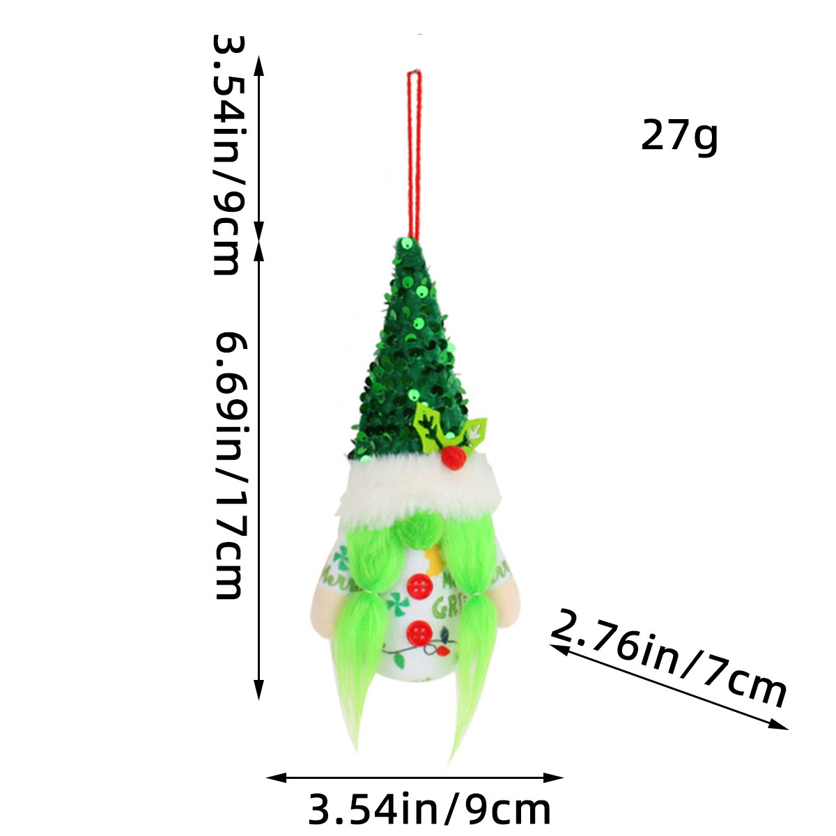 Glowing Gnome with Sequin Hat