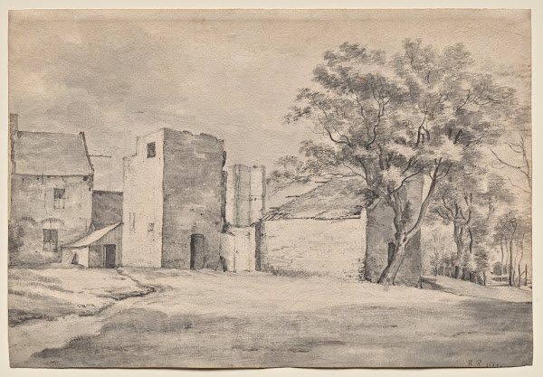 The Ruin of Huis t Sant at Katwijk aan Zee 1647