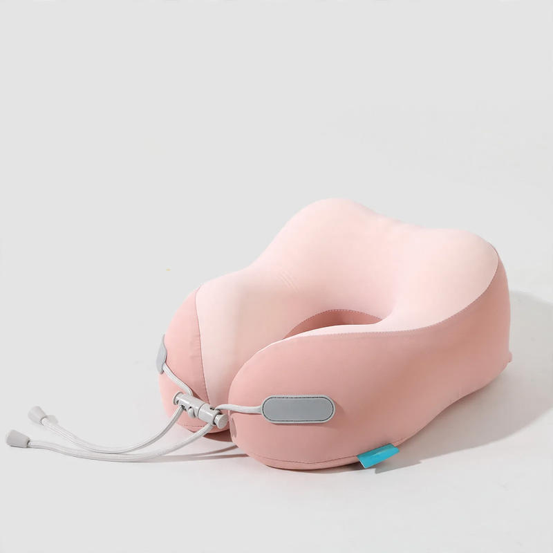 U-shaped neck pillow made of ice silk fabric, portable