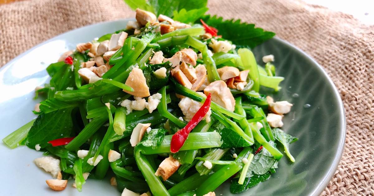 Rau muống trộn
