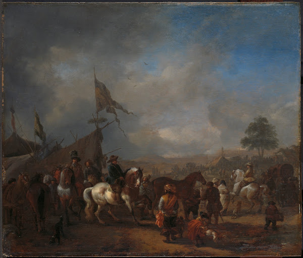 A Horse Fair near an Army Camp c 1665   1668