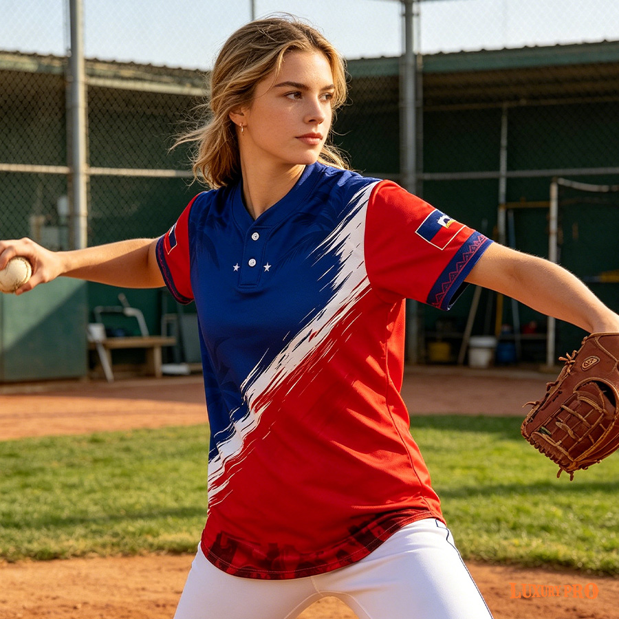 AOP MEG Women's Baseball Collar 2-Button Cardigan