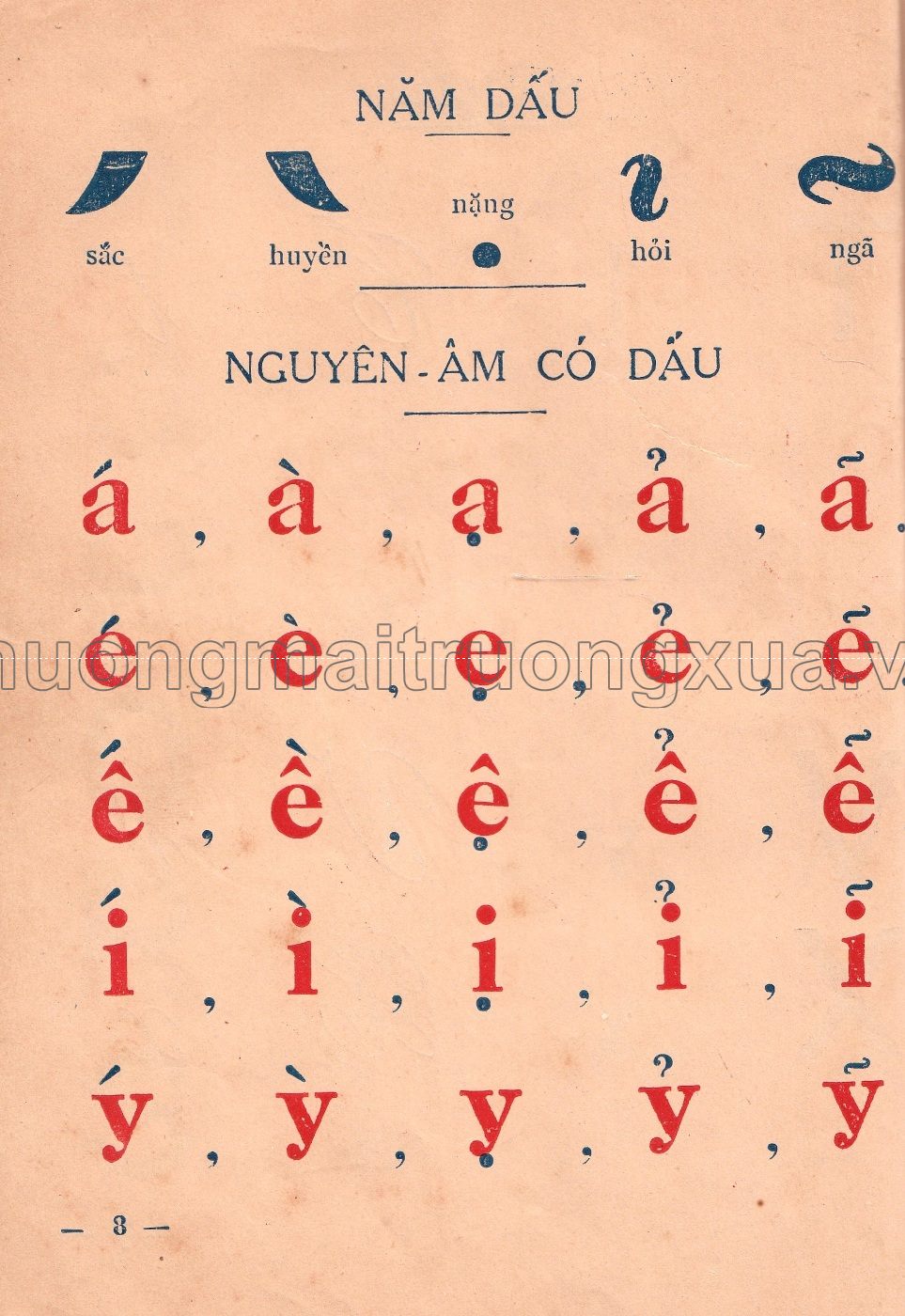 Vần Việt ngữ (1954) - Trang 8