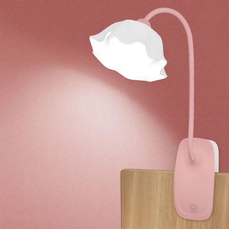 LED-Klemmleuchte für Schreibtisch und Bett