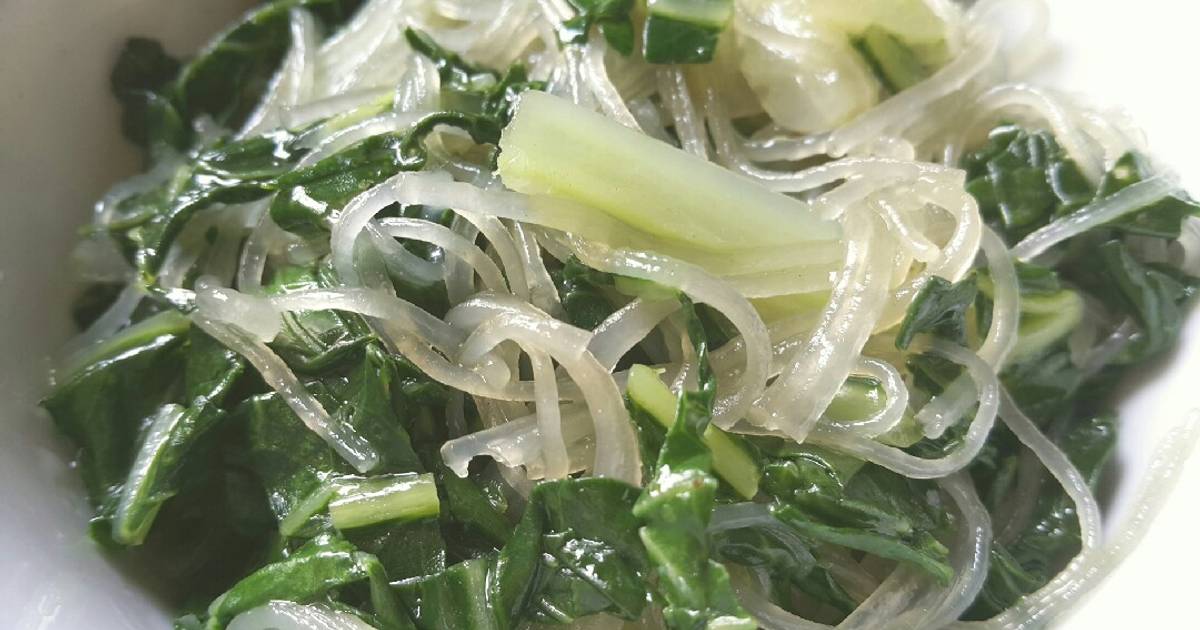 Miến dong xào cải thảo