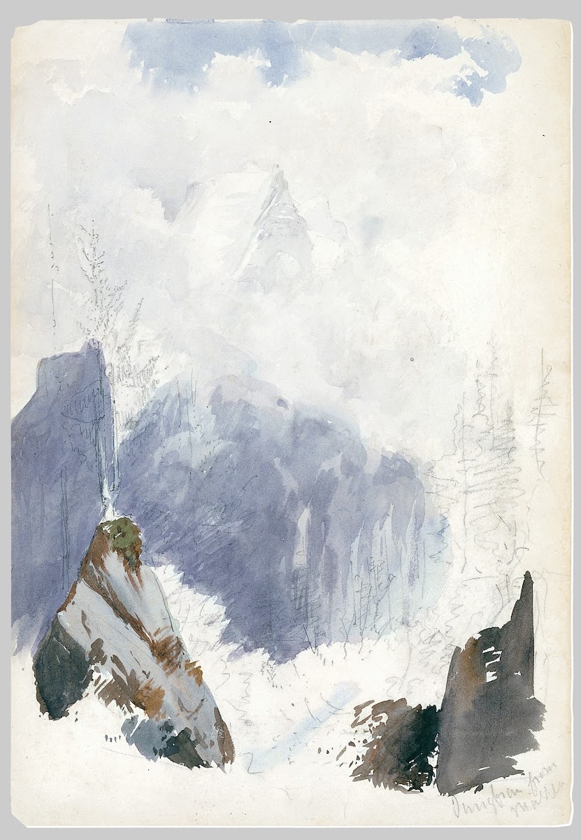 Matterhorn from Zmutt Glacier Zermatt 2 1870