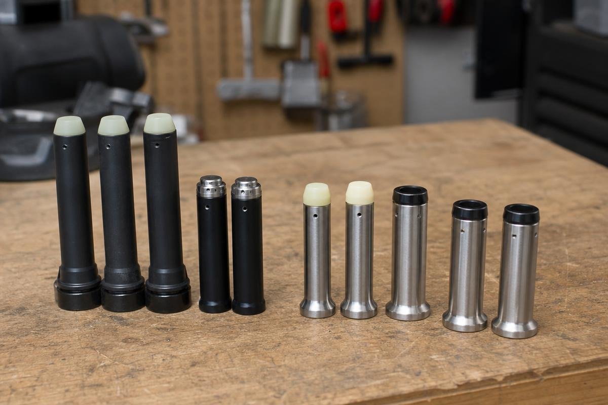 AR-15 buffer weight options from carbine to H3 displayed by ounce