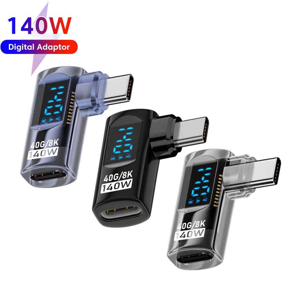 140W Digital Display Adapter USB Type C Fast Charging